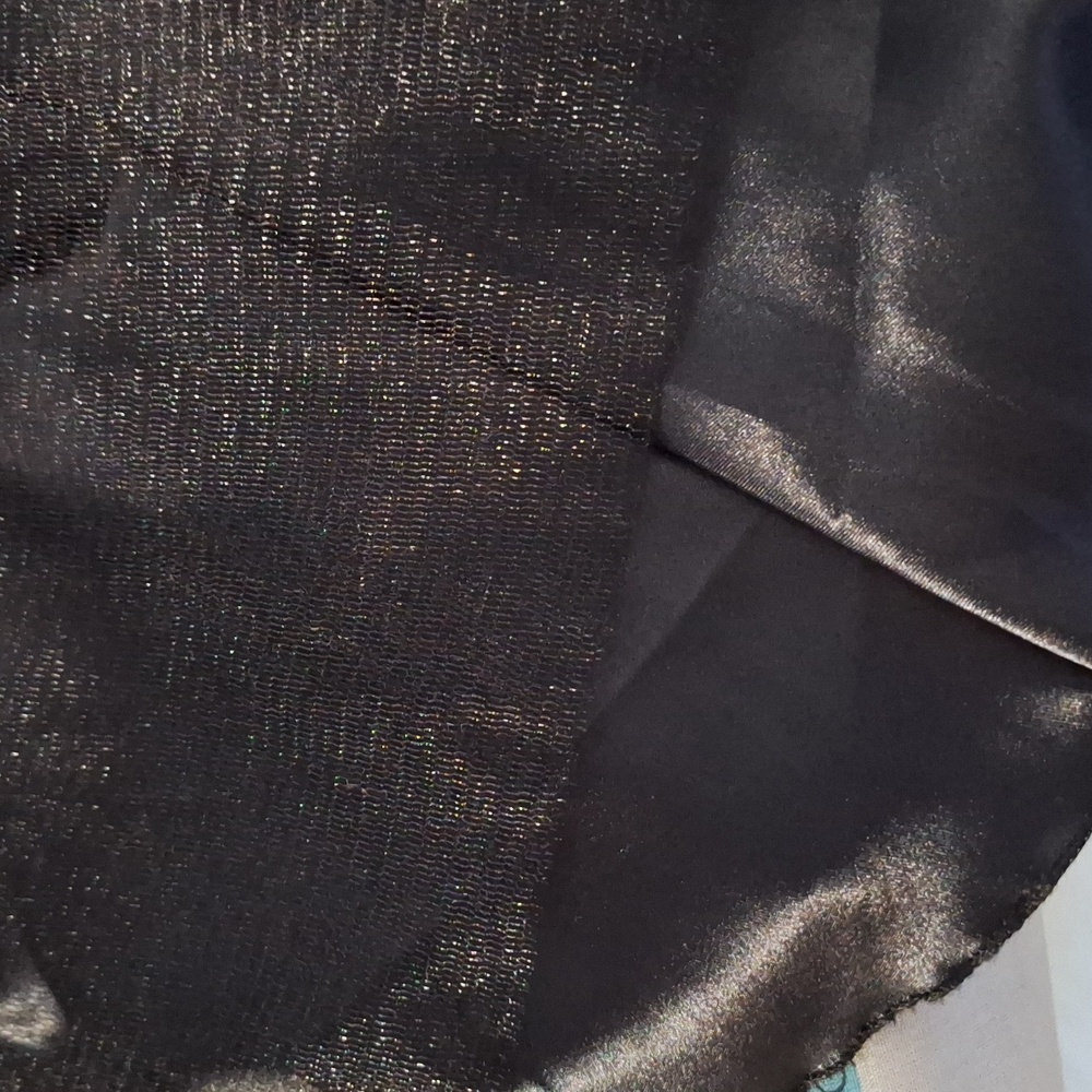 Prom Formal Mini Dress, Black w. Sparkles, Beaded, Embroidered sz 7 Junior, NWT - Picture 15 of 16